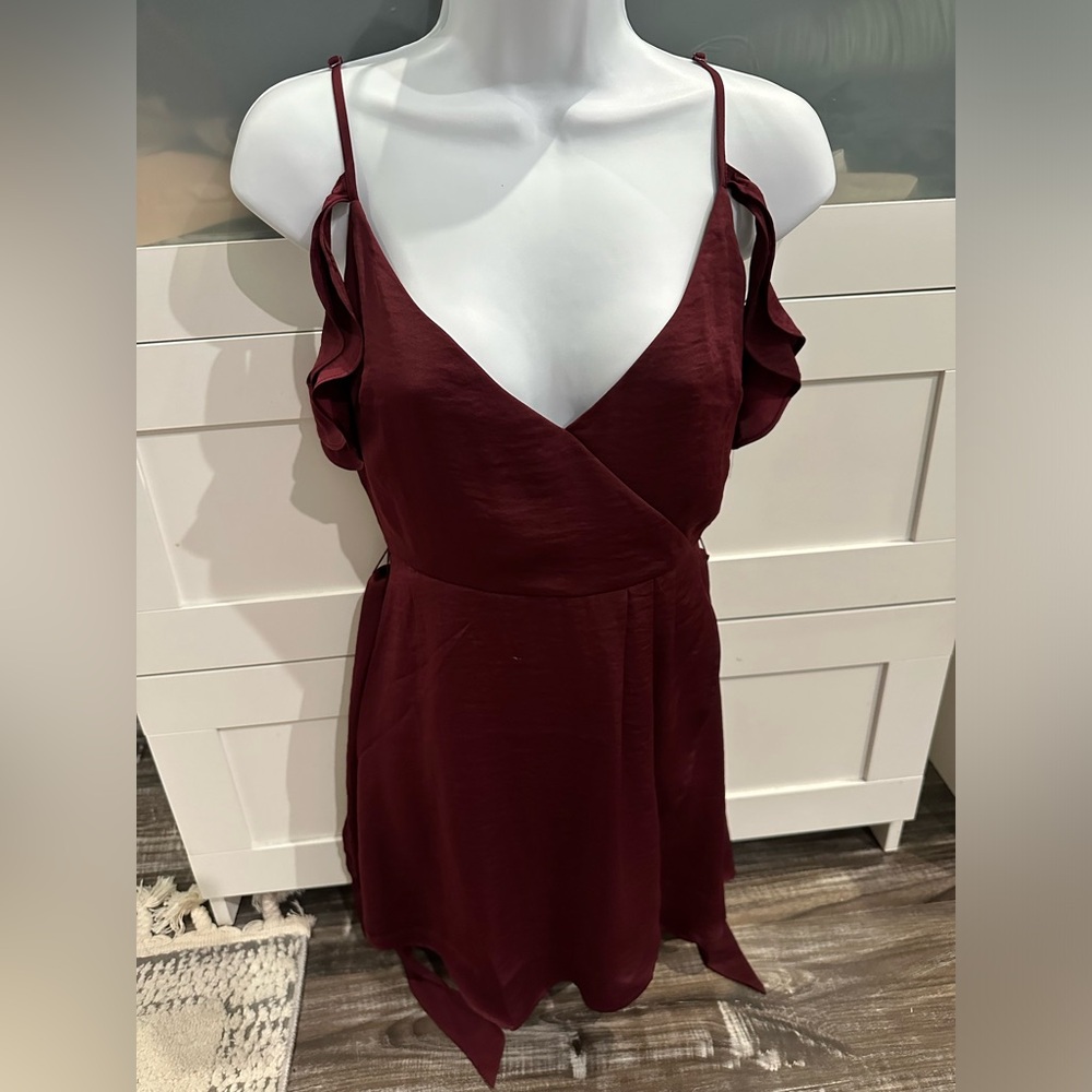 Burgundy dress S